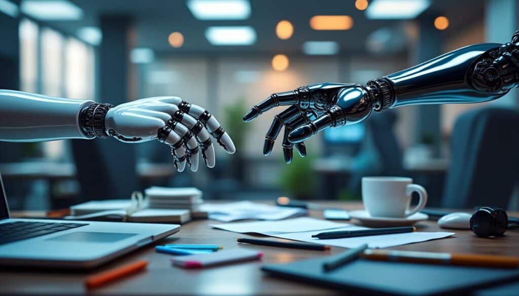 découvrez comment l'intelligence artificielle peut transformer le marché du travail, entre opportunités d'innovation et risques pour votre emploi.