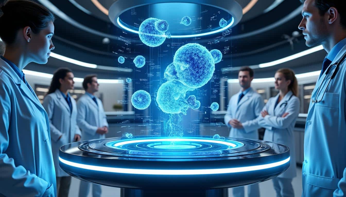 découvrez comment l'intelligence artificielle révolutionne le diagnostic des cancers en aidant les professionnels de santé à détecter plus rapidement et avec précision les anomalies.