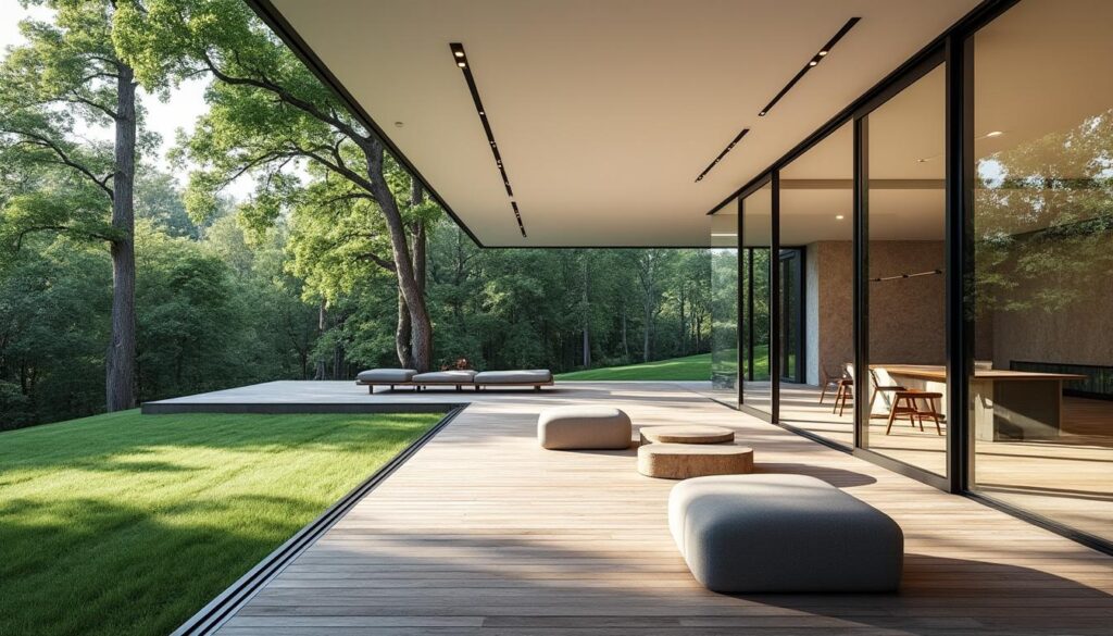 découvrez comment une maison d'architecte met en valeur la lumière naturelle pour créer des espaces lumineux, agréables et respectueux de l'environnement.