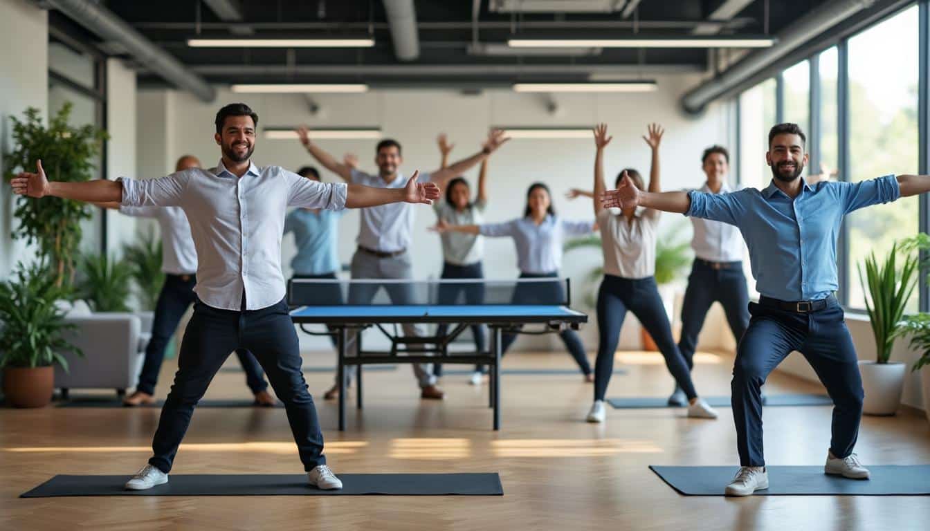découvrez comment le sport en entreprise favorise la santé des collaborateurs et contribue à réduire significativement le taux d'absentéisme.